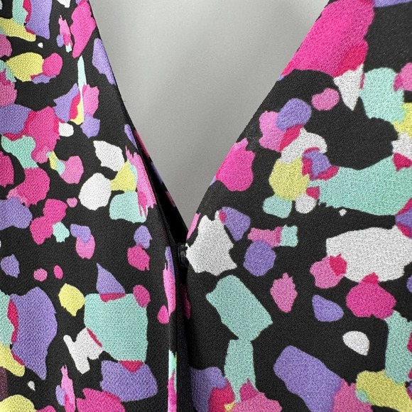 Revolve WAYF Smocked Colorful Art To Wear Mini Dress - Picture 3 of 8